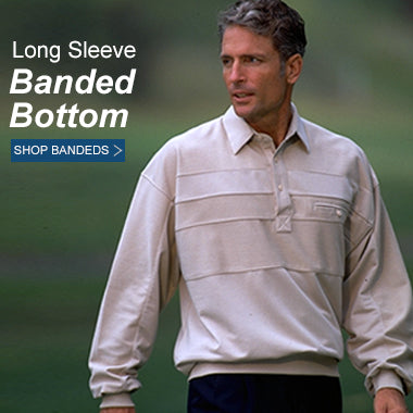 man banded bottom polo shirt Man banded bottom polo shirt